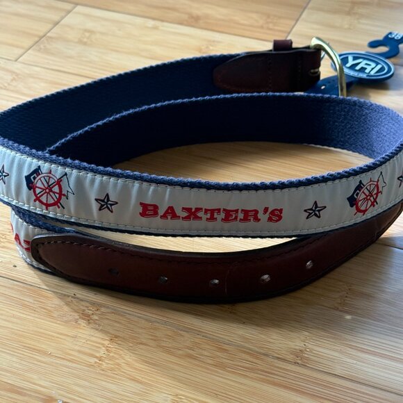 Baxter's Iconic Hyannis Waterfront Restaurant YRI Belt Size 38 NWT - Picture 6 of 7